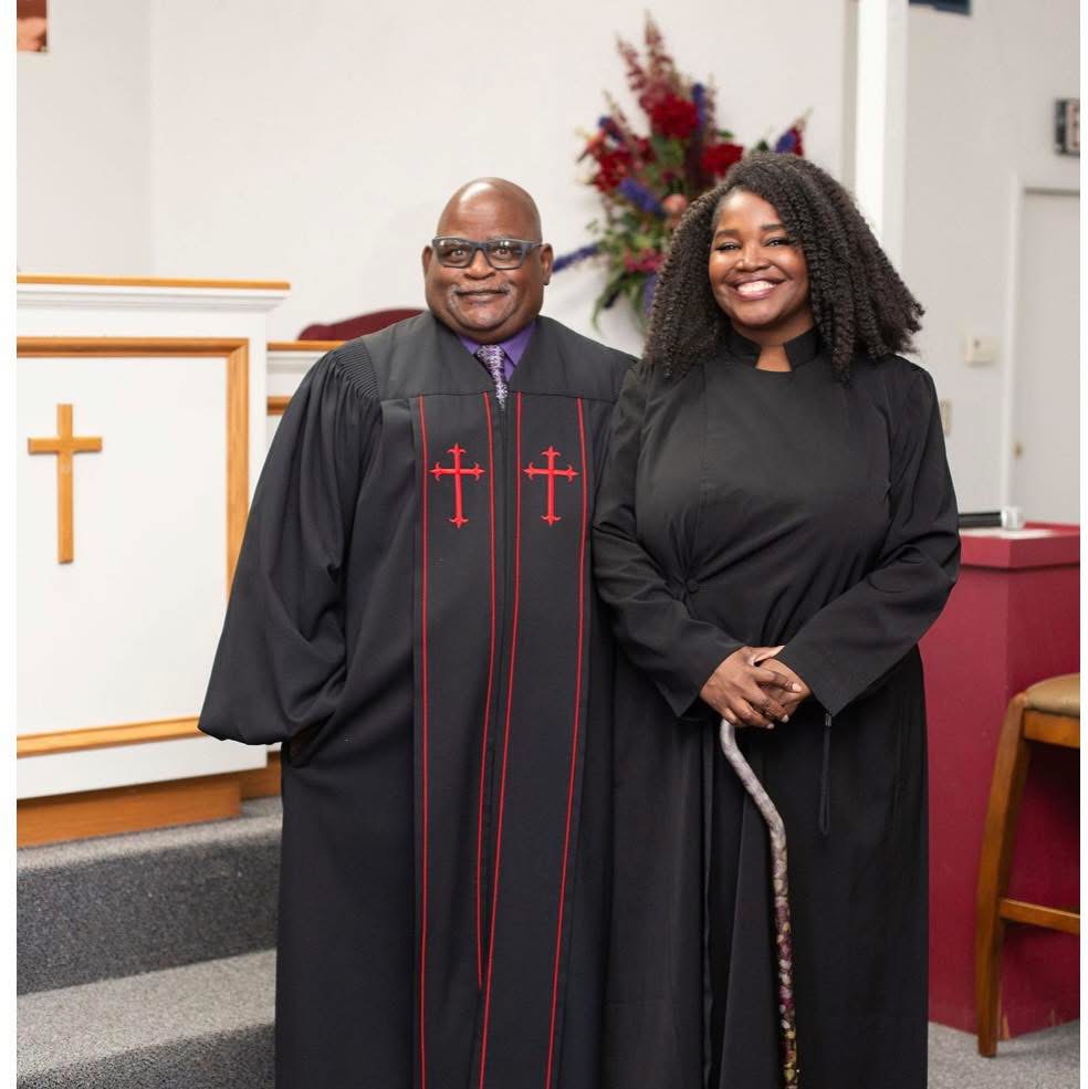 Sr. Pastor Harold McClellan and Pastor Elsa McClellan at Prayer Life Church
